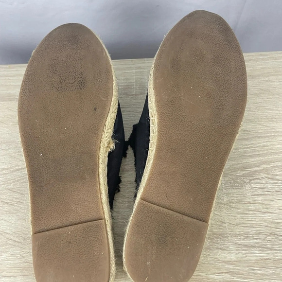 LFL by Lust for Life Womens Irie Fabric Cap Toe Espadrille, Black, Size 7.5 - Picture 5 of 6